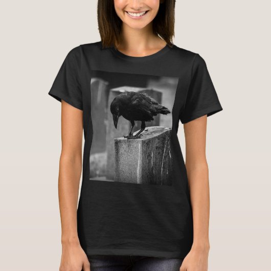 T-shirt Falln Cemetery Crow (Devant)