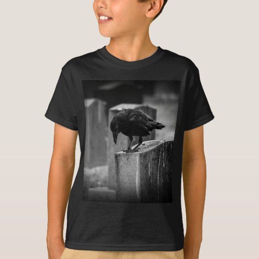 T-shirt Falln Cemetery Crow (Devant)