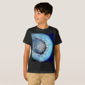 T-shirt Falln Geode en cristal bleu (Devant entier)
