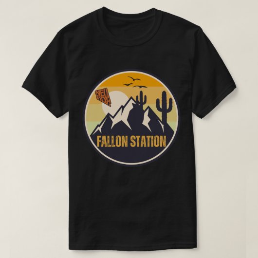 T-shirt Fallon Station, Nevada (Design devant)