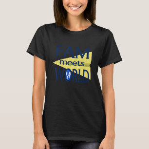 T-shirt Fam Rencontre World Sitcom Famille Vacances Fun Th