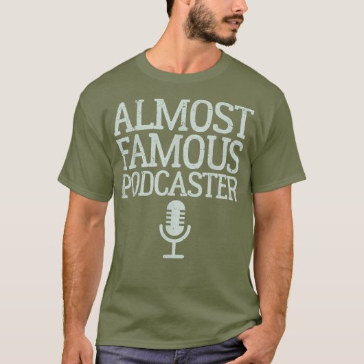 T-shirt Fameux Podcaster (Devant)