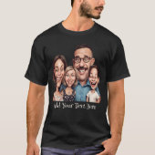 T-shirt familial personnalisé (Devant)