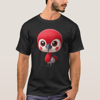T-shirt Famille adorable Red Bird Character