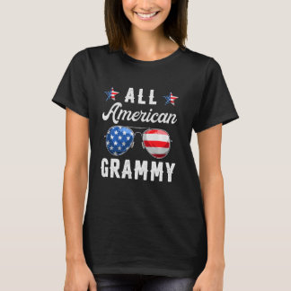 T-shirt Famille All American Grammy, Us 4 juillet Patrio