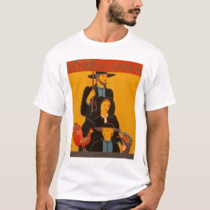 T-shirt Famille amish Lancaster WPA 1937
