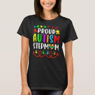 T-shirt Famille assortie fière autisme belle-mère Amour Au
