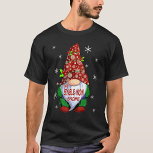 T-shirt Famille assortie Le gnome de Noël de la mère céli