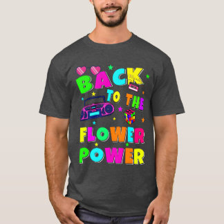 T-shirt famille Backohe Flower Power