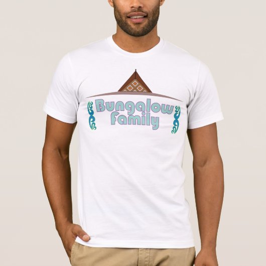 T-shirt famille Bungalow Hommes blanc (Devant)