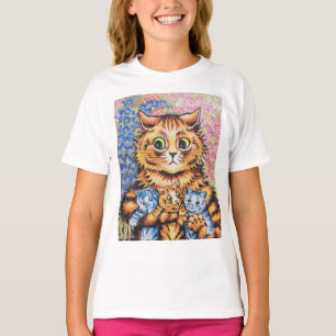 T-shirt Famille Cat Louis Wain