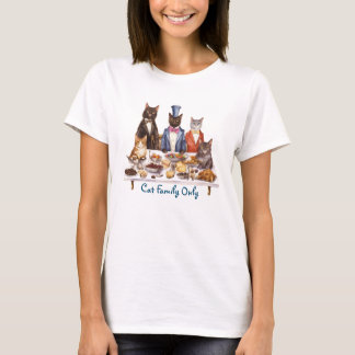 T-shirt famille chats uniquement