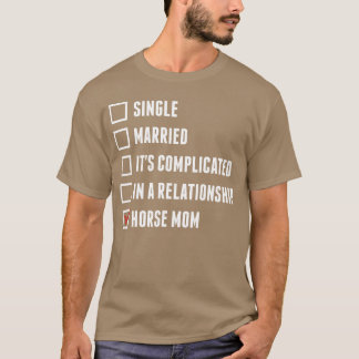 T-shirt Famille Cheval Maman Check Mark