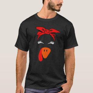 T-shirt Famille cool Turquie Thanksgiving Turquie Face ami