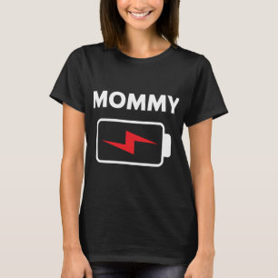 T-shirt Famille Correspondance Batterie de Noël Drôle Momi