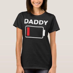 T-shirt Famille Correspondant Batterie de Noël Drôle papa