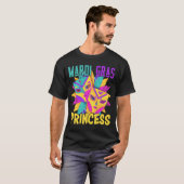 T-shirt Famille Correspondant Mardi Gras Princesse Carnava (Devant entier)