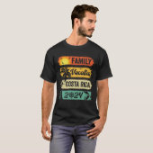 T-shirt Famille Costa Rica vacances 2024 Funny Matching Gr (Devant entier)