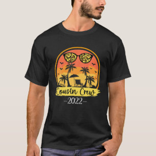T-shirt Famille Cousin Crew 2022 Cool Summer Vacation Beac
