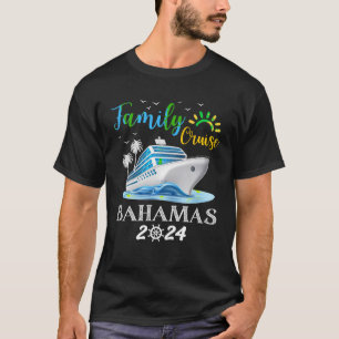 T-shirt Famille Croisière Bahamas 2024 Escadrons jumelés v