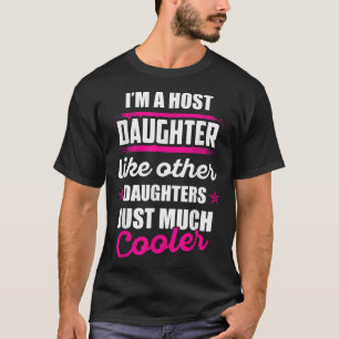T-shirt Famille d'accueil étrangère Étudiante en échange d