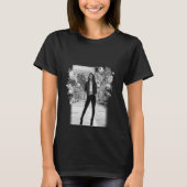 T-shirt FAMILLE D'Art FAMILLE Blanc et Noir Belle (Devant)