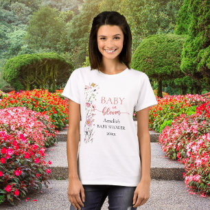 T-shirt Famille de Baby showers correspondants fleur sauva