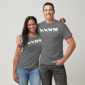 T-shirt Famille de cadeaux Dog Evolution (Unisexe)