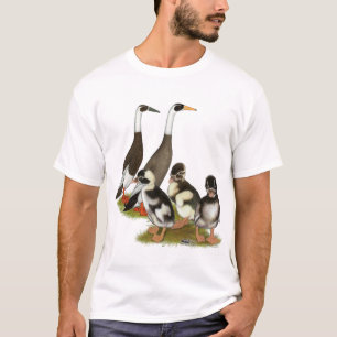 T-shirt Famille de canards coureurs au crayon d'Emery