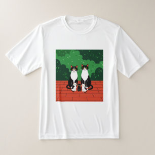 T-shirt Famille de chats