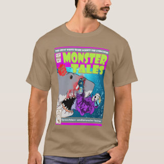 T-shirt Famille de couverture de bande dessinée Monsterale