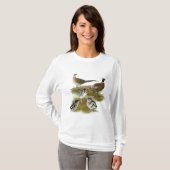 T-shirt Famille de faisans à collier (Devant entier)