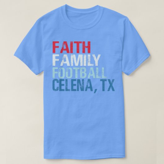 T-shirt Famille de foi Celina Texas (Design devant)