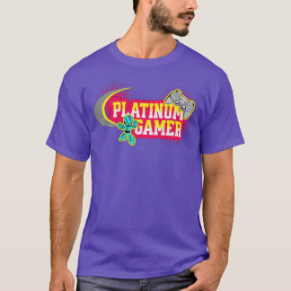 T-shirt Famille de joueurs de platine de jeu