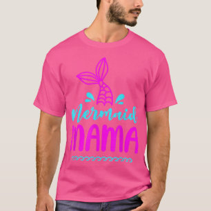 T-shirt Famille de jumelage de maman de sirène d'anniversa