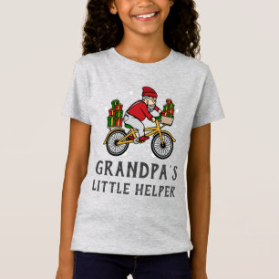 T-Shirt Famille de jumelage de Noël Cycliste personnalisée