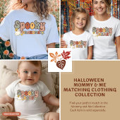 T-shirt Famille de jumelage éffrayant Grandma Retro Hallow