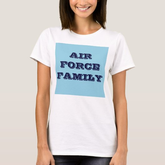 T-shirt famille de la Force aérienne (Devant)