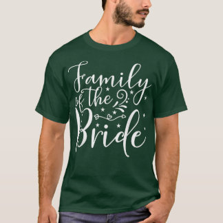 T-shirt Famille De La Mariage Mariée ou Bachelorette Match