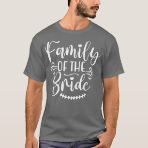T-shirt Famille de la mariée pour la fête de mariage assor