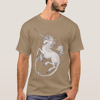 T-shirt Famille de licornes médiévales