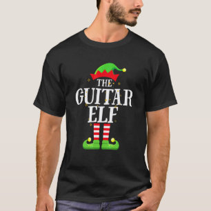 T-shirt Famille de lutin à guitare tenue de Noël appariée