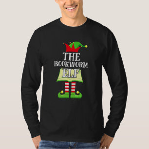 T-shirt Famille de lutin bibliophile Élufe de Noël apparié