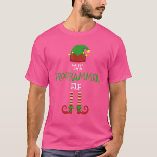T-shirt Famille de lutin programmeur pyjama de Noël assort