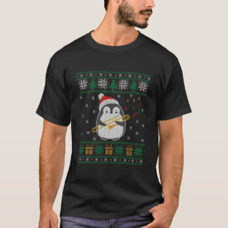 T-shirt Famille de manchots laids au trombone