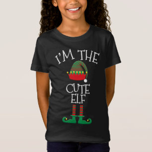 T-Shirt Famille de Noël Je suis le mignon elfe