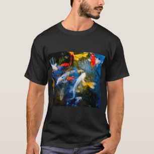 T-shirt Famille de poissons Koi
