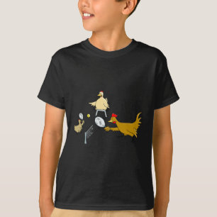 T-shirt Famille de poulet de tennis