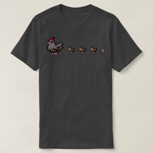T-shirt Famille de poulets vélidés de Stardew Valley (Design devant)