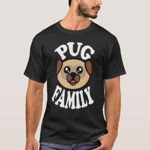 T-shirt Famille de Pug adorable